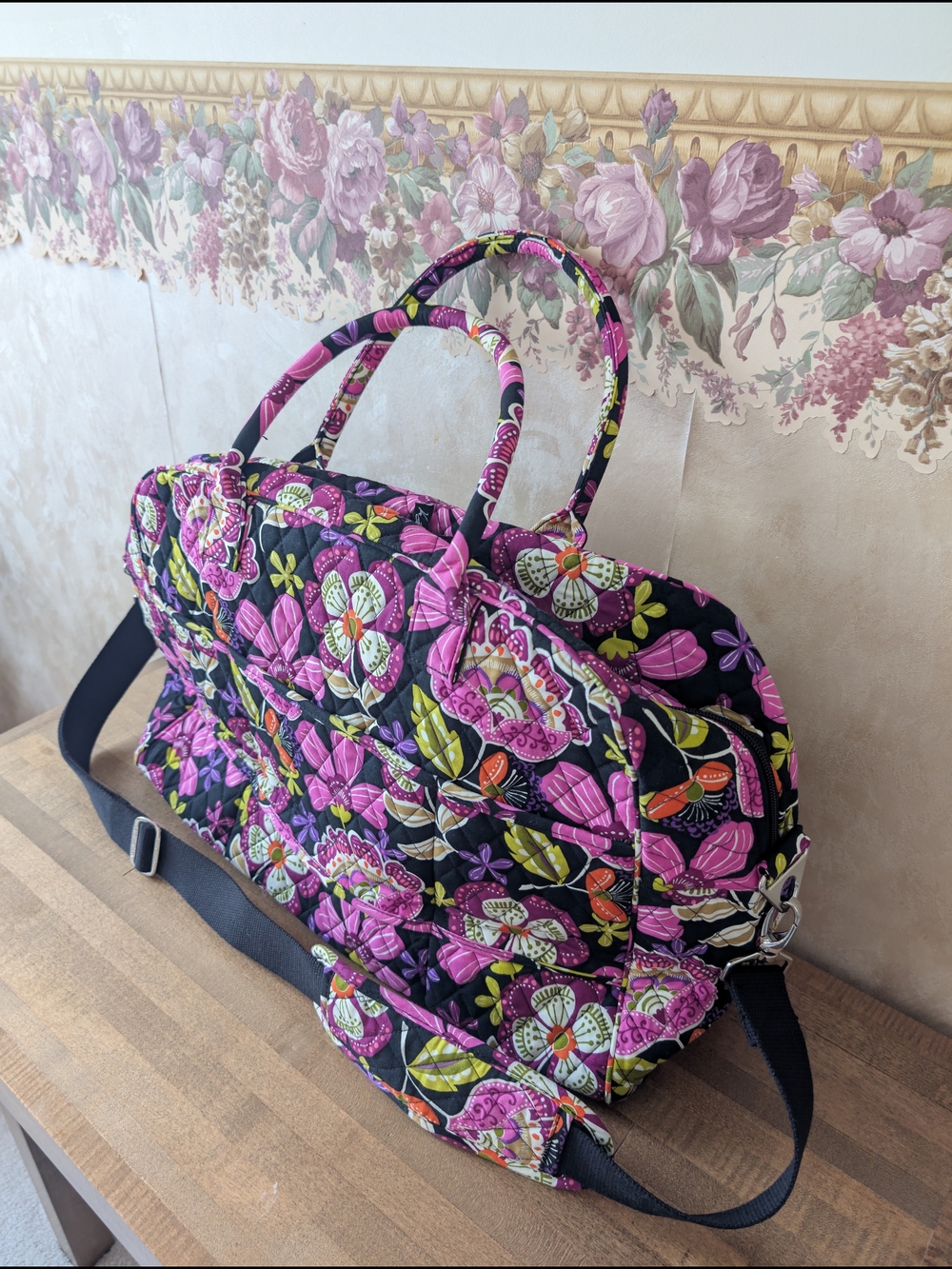 Vera Bradley Travel Bag in Pirouette Pink